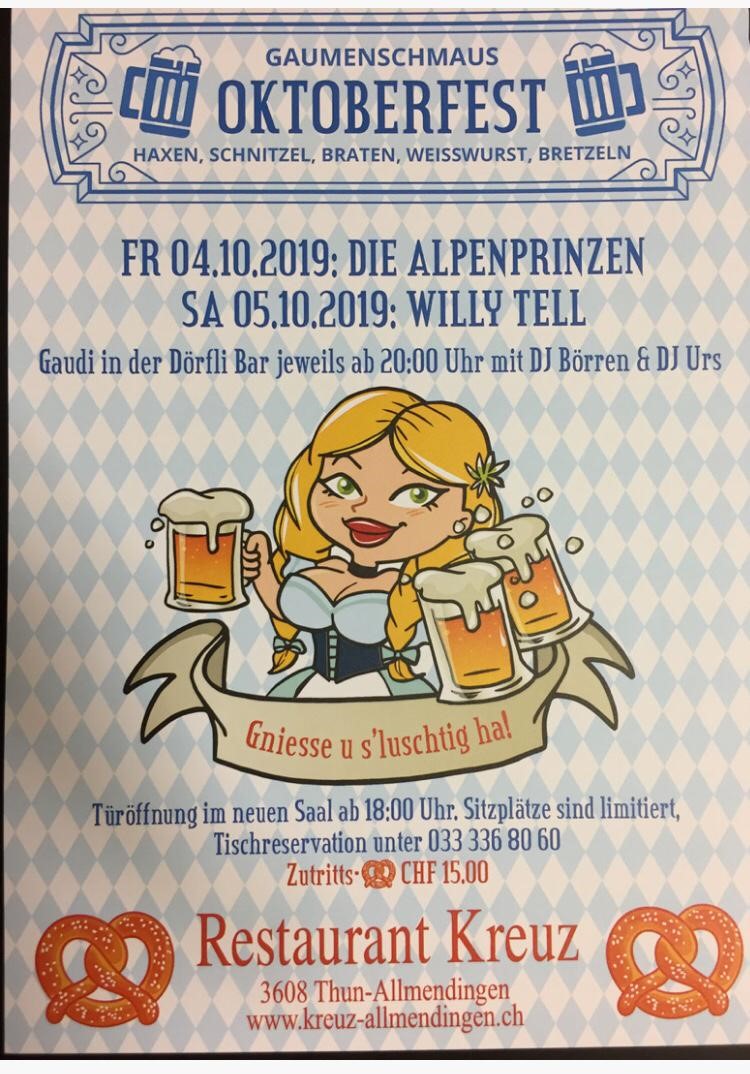 Oktoberfest Thun Allmendingen